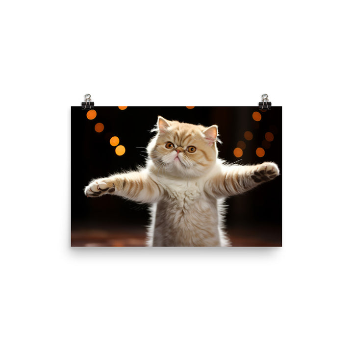 Exotic Shorthair Photo paper poster - PosterfyAI.com