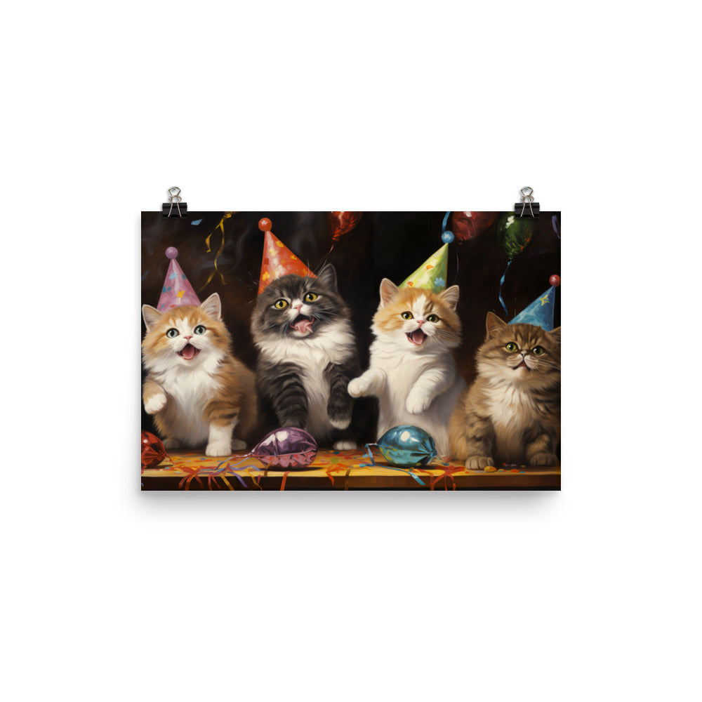 Exotic Shorthair Photo paper poster - PosterfyAI.com