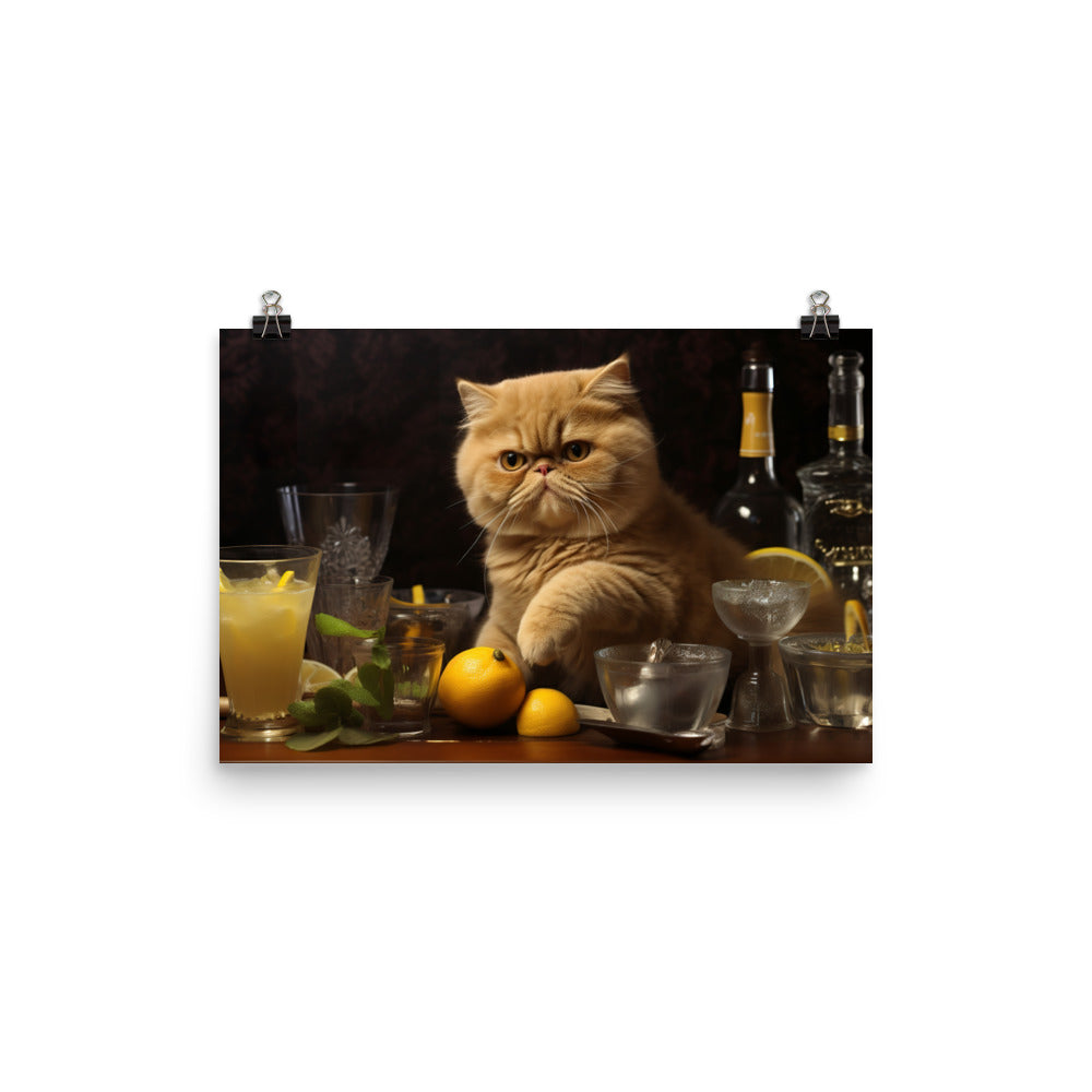 Exotic Shorthair Photo paper poster - PosterfyAI.com