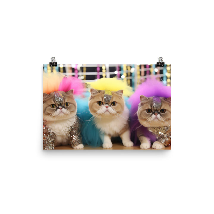 Exotic Shorthair Photo paper poster - PosterfyAI.com
