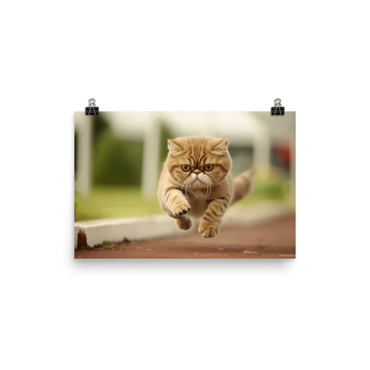 Exotic Shorthair Photo paper poster - PosterfyAI.com