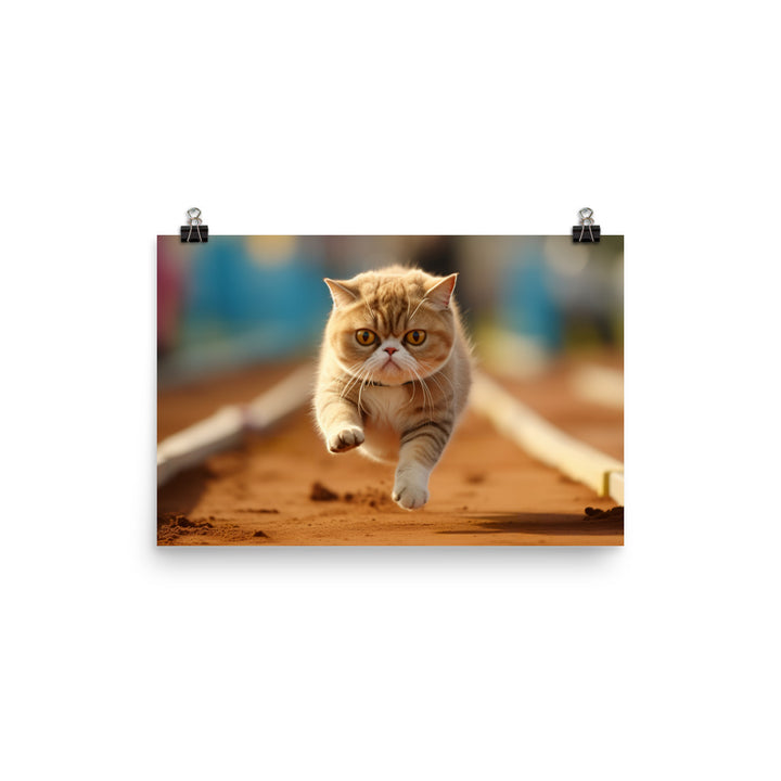 Exotic Shorthair Photo paper poster - PosterfyAI.com