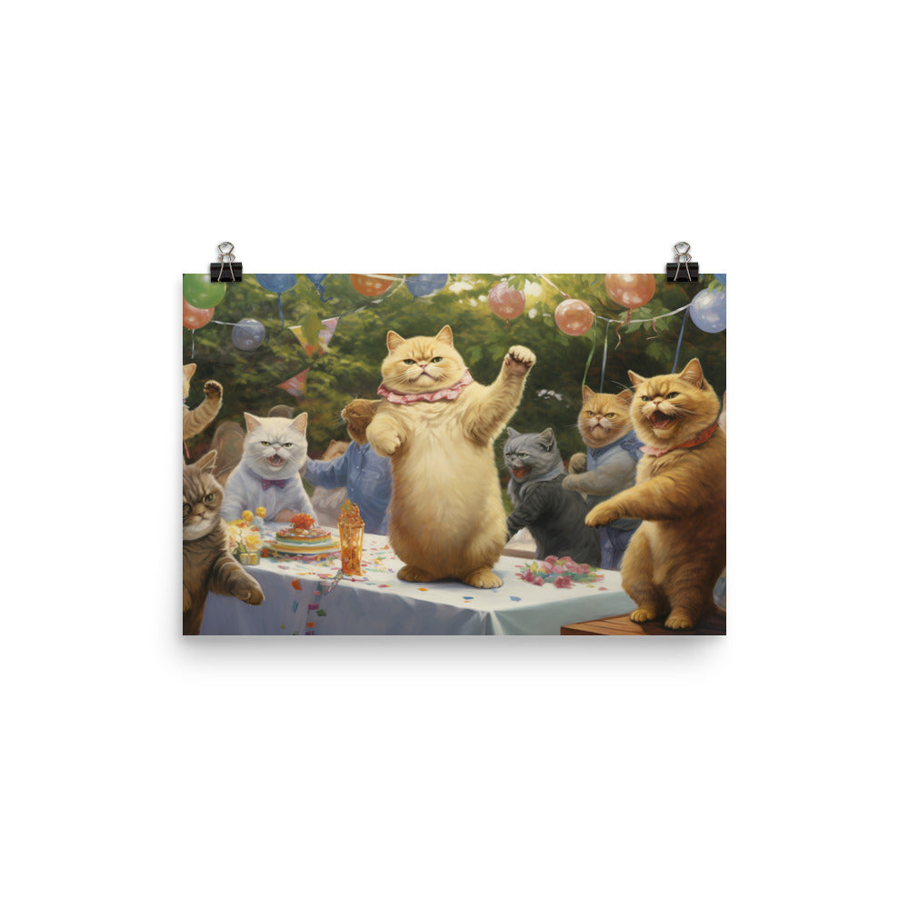 Exotic Shorthair Photo paper poster - PosterfyAI.com