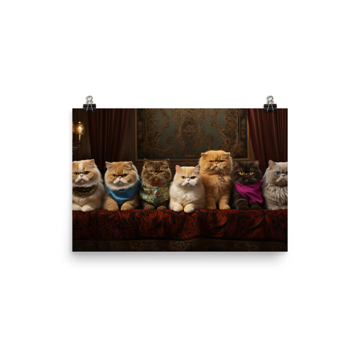 Exotic Shorthair Photo paper poster - PosterfyAI.com