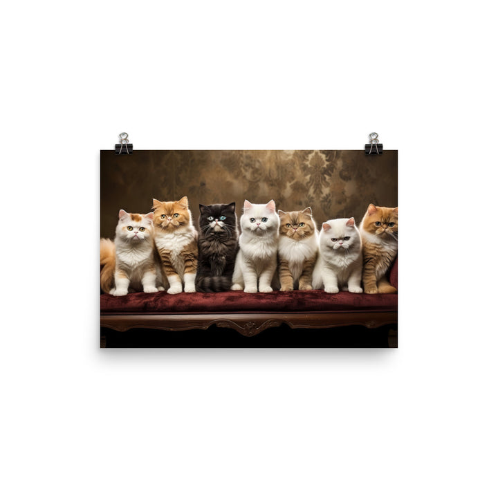 Exotic Shorthair Photo paper poster - PosterfyAI.com