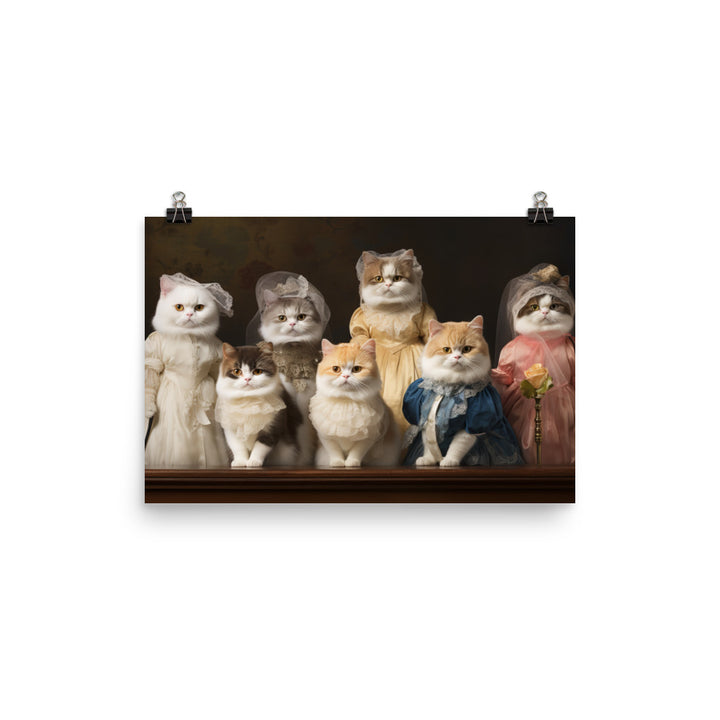 Exotic Shorthair Photo paper poster - PosterfyAI.com