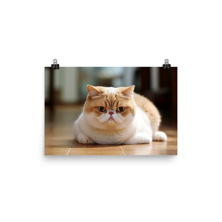 Exotic Shorthair Photo paper poster - PosterfyAI.com