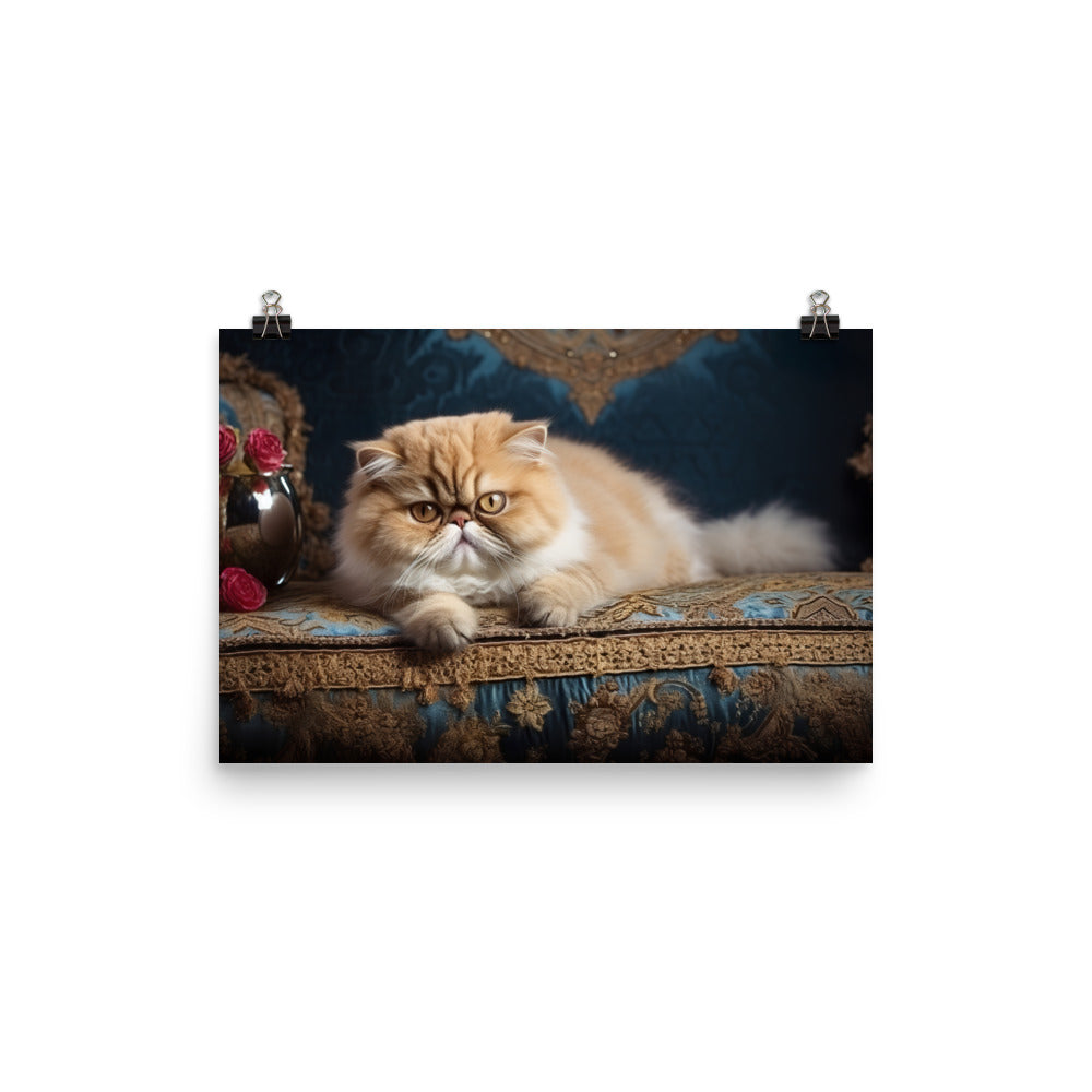 Exotic Shorthair Photo paper poster - PosterfyAI.com