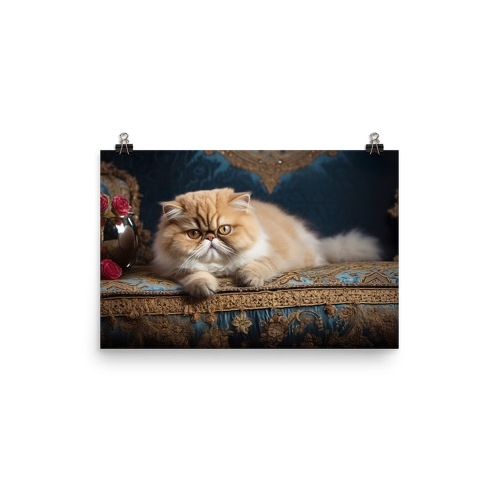 Exotic Shorthair Photo paper poster - PosterfyAI.com