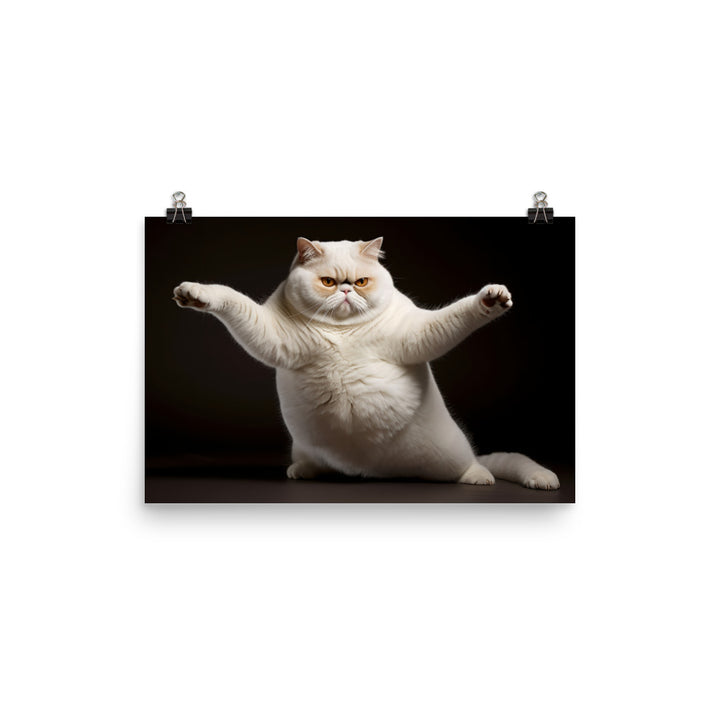 Exotic Shorthair Photo paper poster - PosterfyAI.com