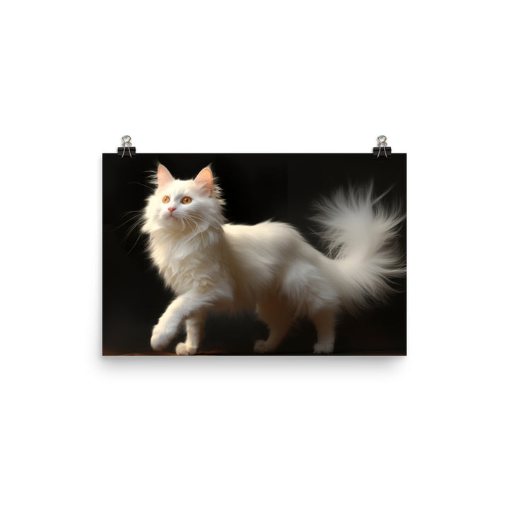 Turkish Van Photo paper poster - PosterfyAI.com