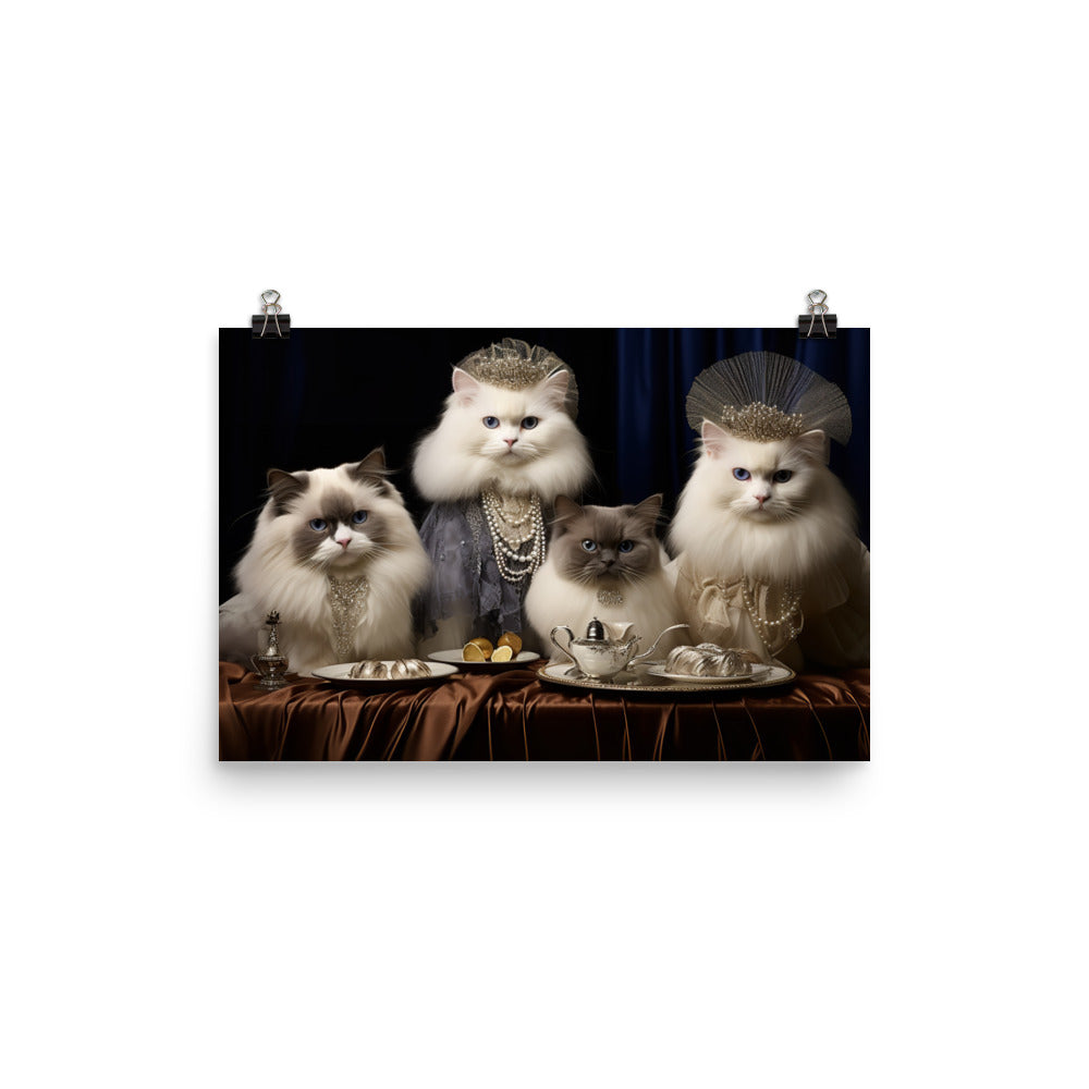 Ragdoll Photo paper poster - PosterfyAI.com