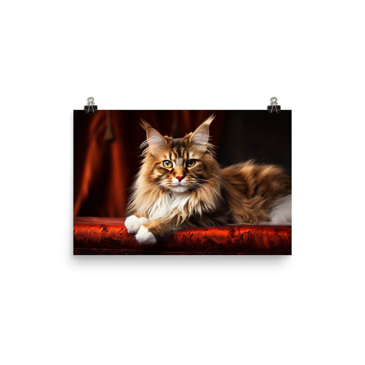 Maine Coon Photo paper poster - PosterfyAI.com