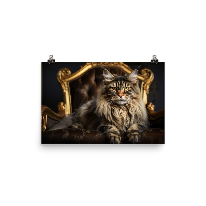 Maine Coon Photo paper poster - PosterfyAI.com