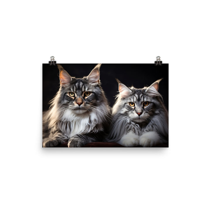 Maine Coon Photo paper poster - PosterfyAI.com