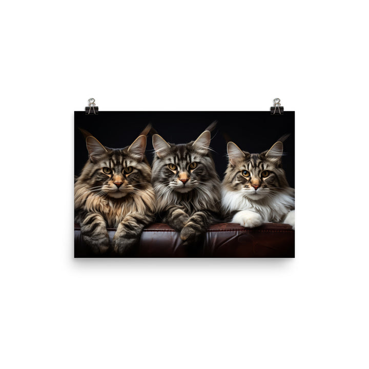Maine Coon Photo paper poster - PosterfyAI.com