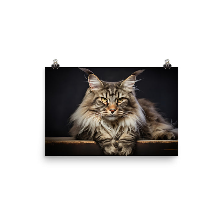 Maine Coon Photo paper poster - PosterfyAI.com