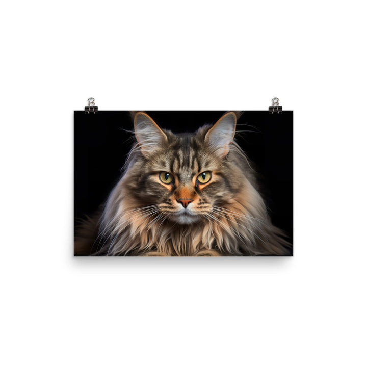 Maine Coon Photo paper poster - PosterfyAI.com