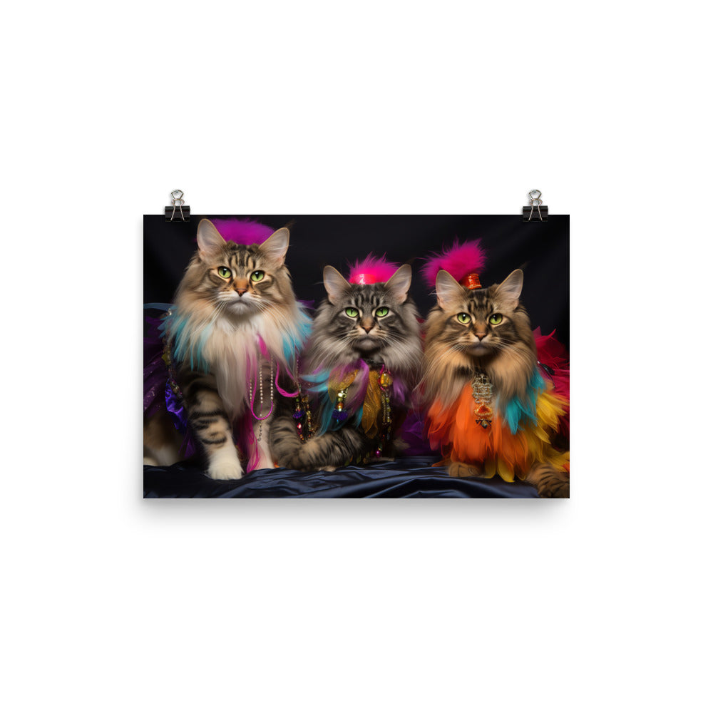 Maine Coon Photo paper poster - PosterfyAI.com