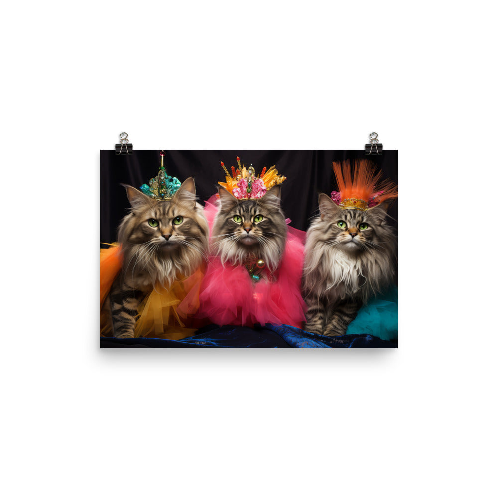 Maine Coon Photo paper poster - PosterfyAI.com