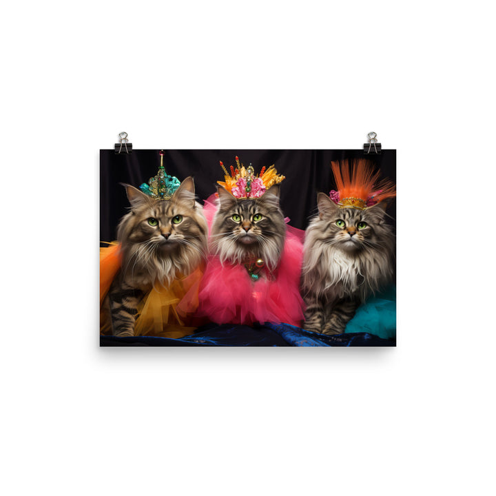 Maine Coon Photo paper poster - PosterfyAI.com