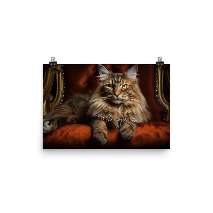 Maine Coon Photo paper poster - PosterfyAI.com