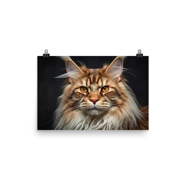 Maine Coon Photo paper poster - PosterfyAI.com