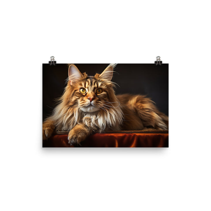 Maine Coon Photo paper poster - PosterfyAI.com