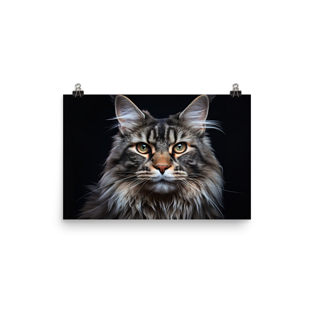 Maine Coon Photo paper poster - PosterfyAI.com