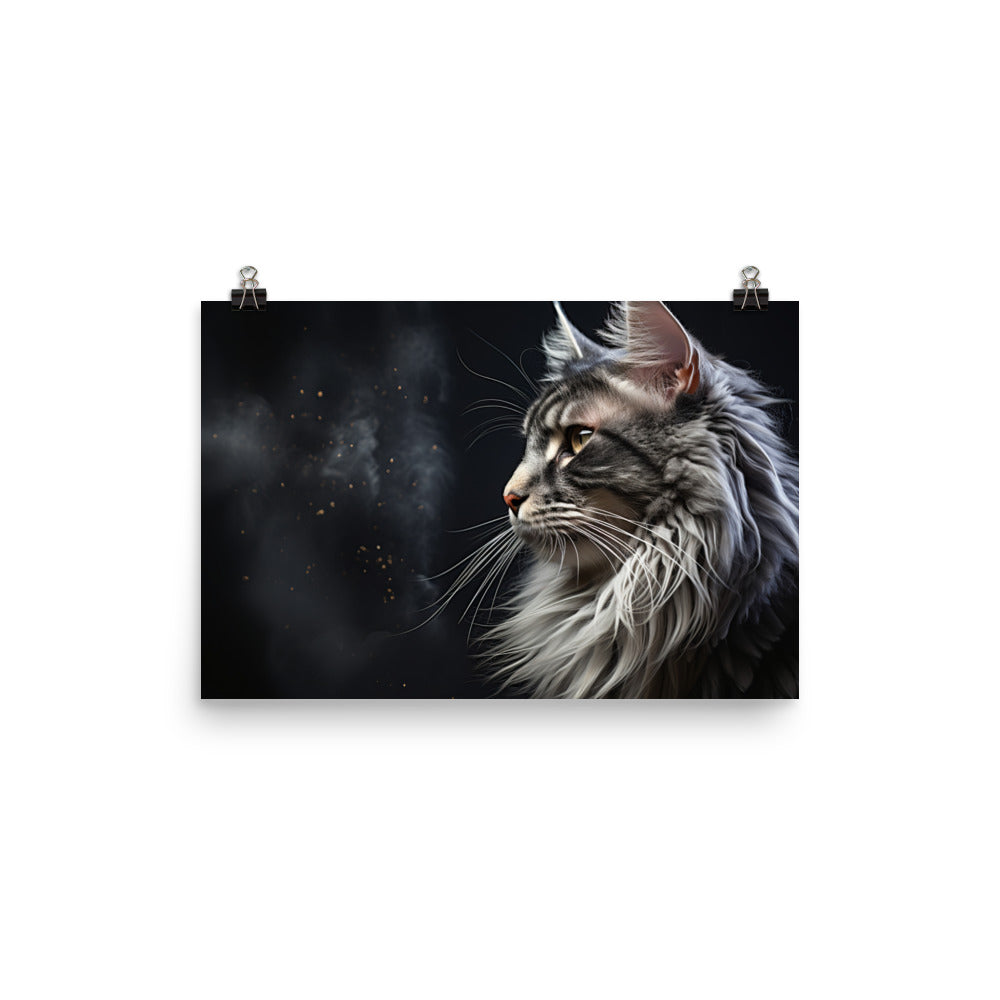 Maine Coon Photo paper poster - PosterfyAI.com