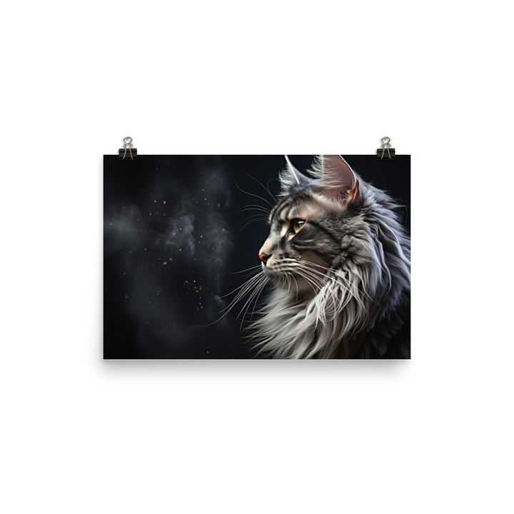 Maine Coon Photo paper poster - PosterfyAI.com