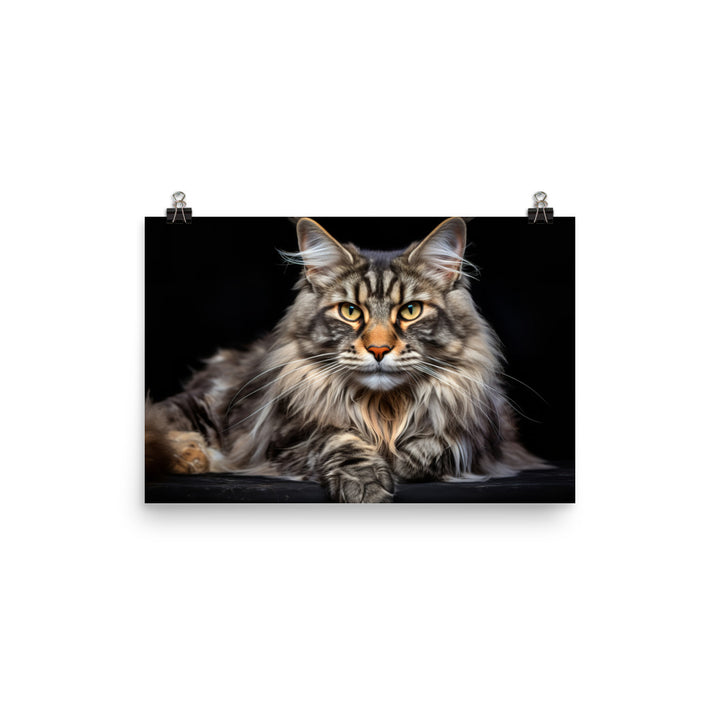 Maine Coon Photo paper poster - PosterfyAI.com