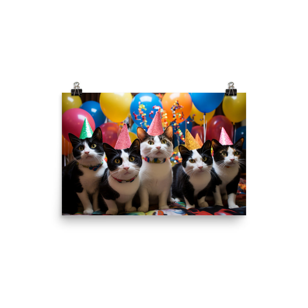 Japanese Bobtail Photo paper poster - PosterfyAI.com