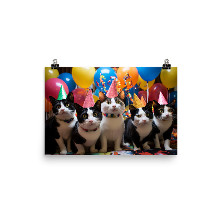 Japanese Bobtail Photo paper poster - PosterfyAI.com