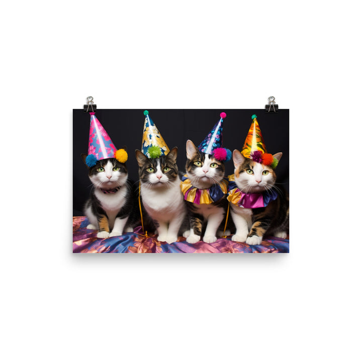 Japanese Bobtail Photo paper poster - PosterfyAI.com