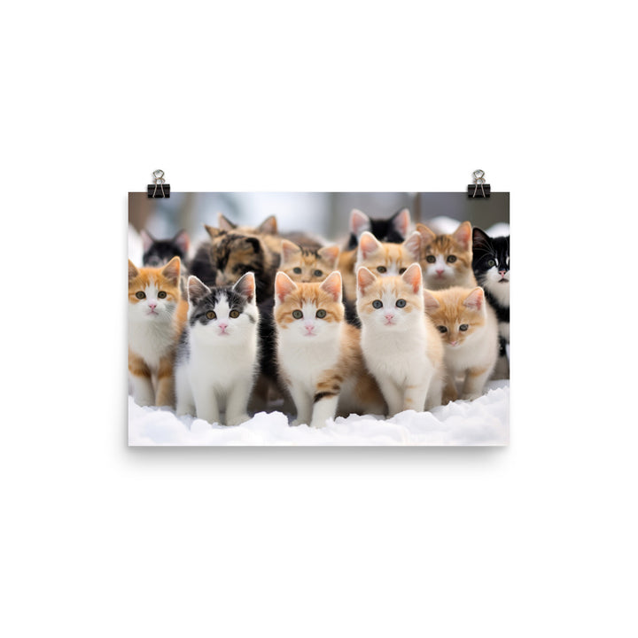 Japanese Bobtail Photo paper poster - PosterfyAI.com