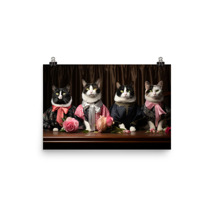 Japanese Bobtail Photo paper poster - PosterfyAI.com