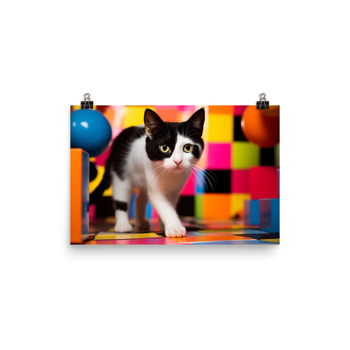 Japanese Bobtail Photo paper poster - PosterfyAI.com