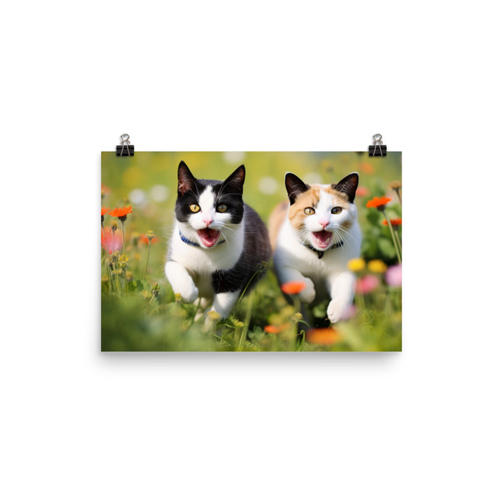 Japanese Bobtail Photo paper poster - PosterfyAI.com
