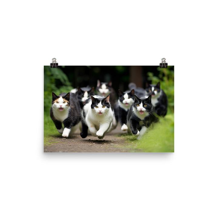 Japanese Bobtail Photo paper poster - PosterfyAI.com