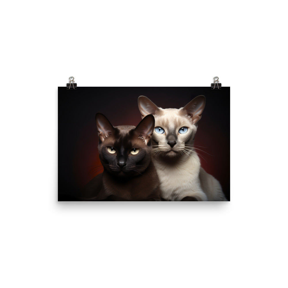 Tonkinese Photo paper poster - PosterfyAI.com
