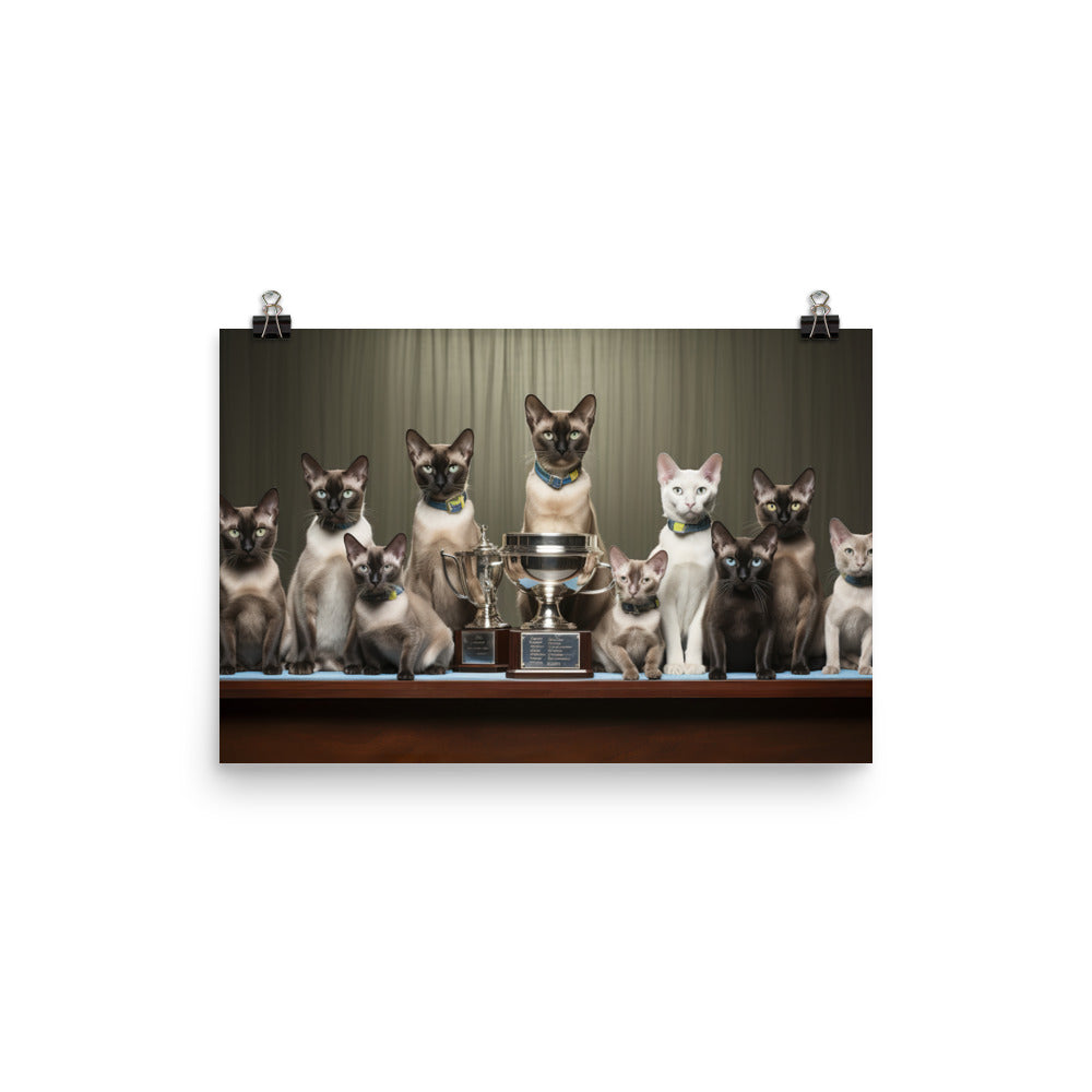 Tonkinese Photo paper poster - PosterfyAI.com