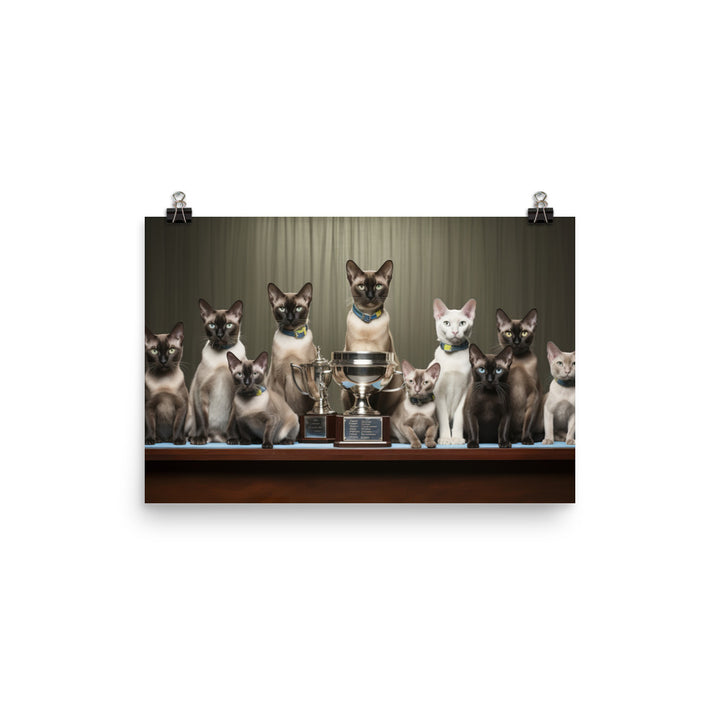 Tonkinese Photo paper poster - PosterfyAI.com