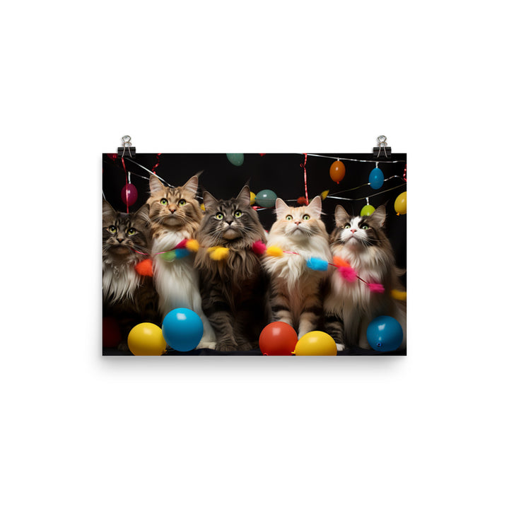Norwegian Forest Photo paper poster - PosterfyAI.com