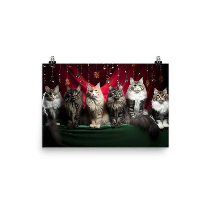 Norwegian Forest Photo paper poster - PosterfyAI.com