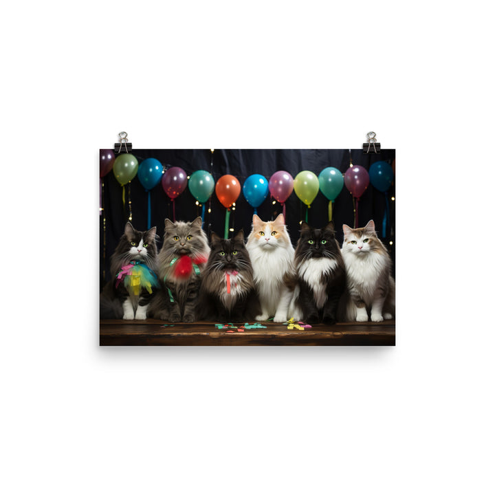Norwegian Forest Photo paper poster - PosterfyAI.com