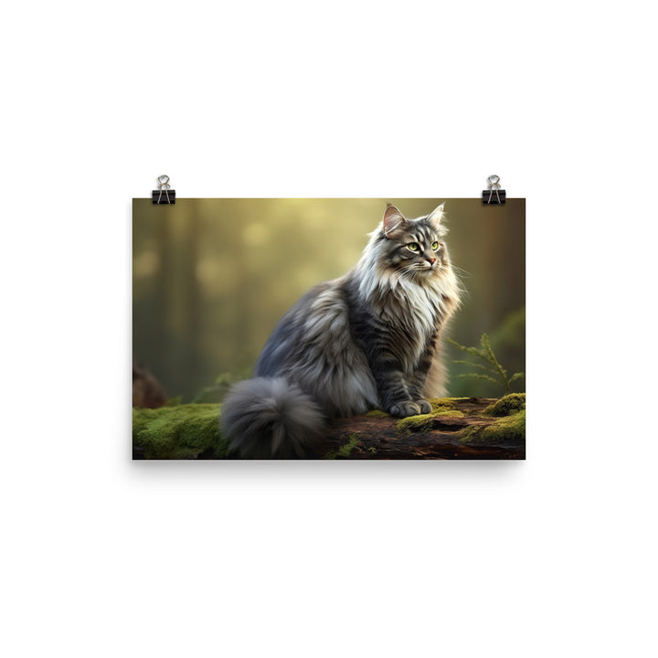Norwegian Forest Photo paper poster - PosterfyAI.com