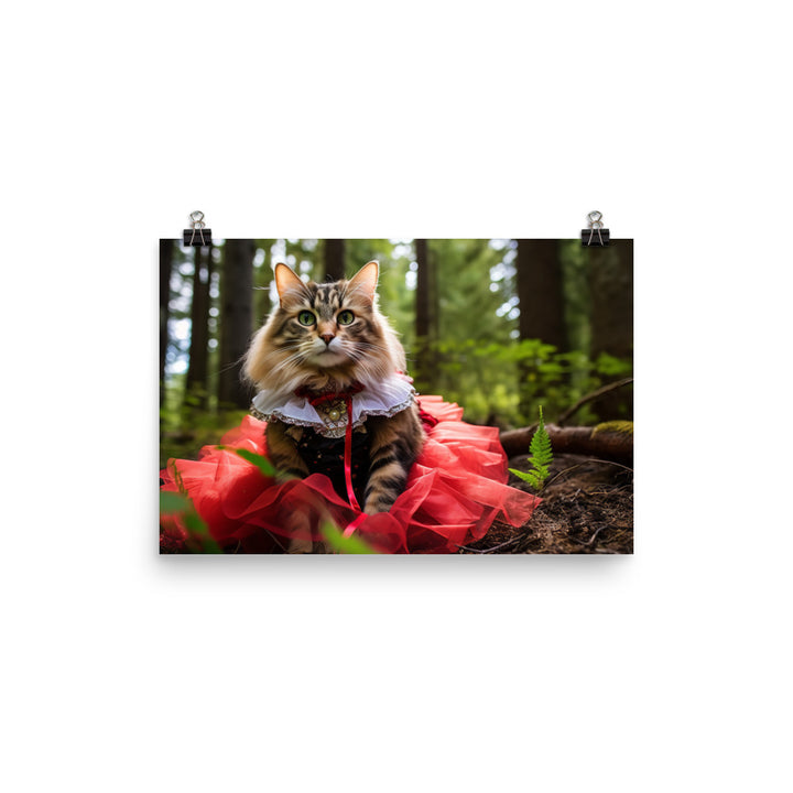 Norwegian Forest Photo paper poster - PosterfyAI.com