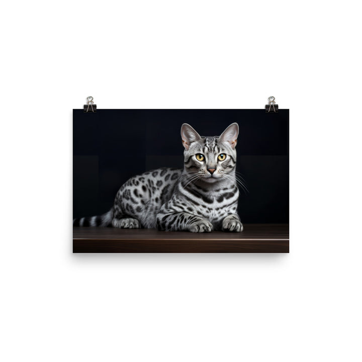 Egyptian Mau Photo paper poster - PosterfyAI.com
