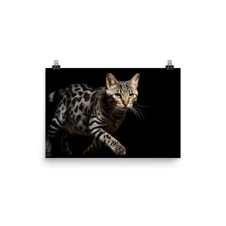 Egyptian Mau Photo paper poster - PosterfyAI.com